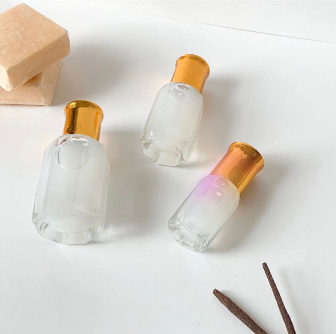 Bouteilles en verre pour huiles essentielles