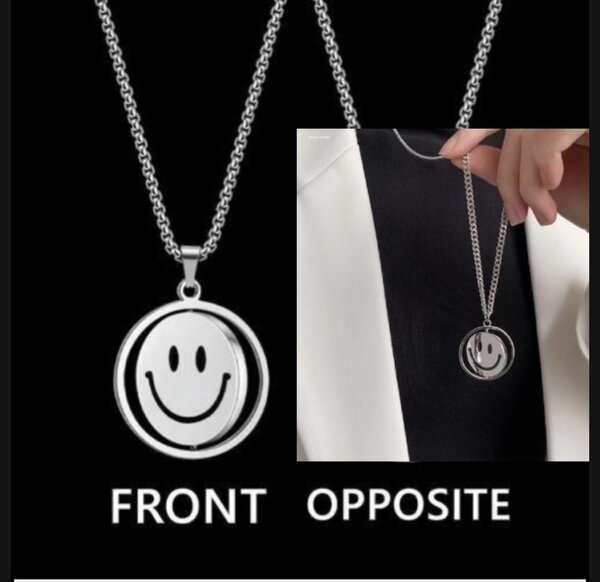 Pendentif Sourire Argenté