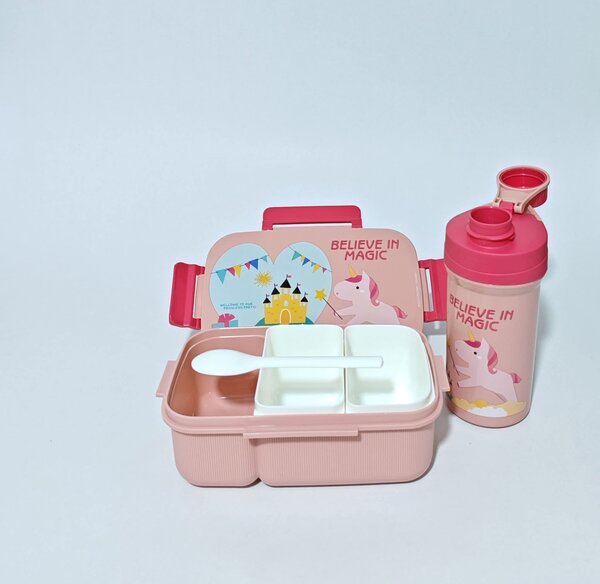 Ensemble boîte et gourde enfant