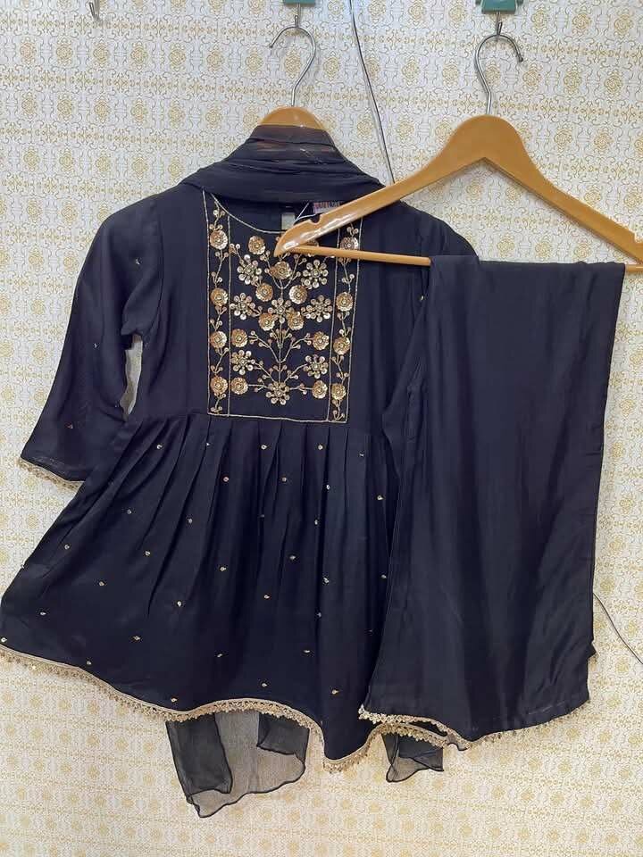 3pc Fancy wear eid collection for baby girlz
