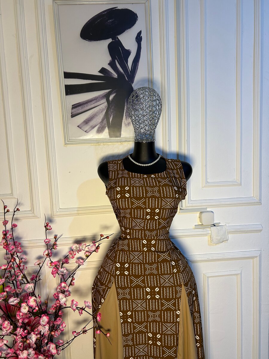 Robe Élégante Géométrique Femme