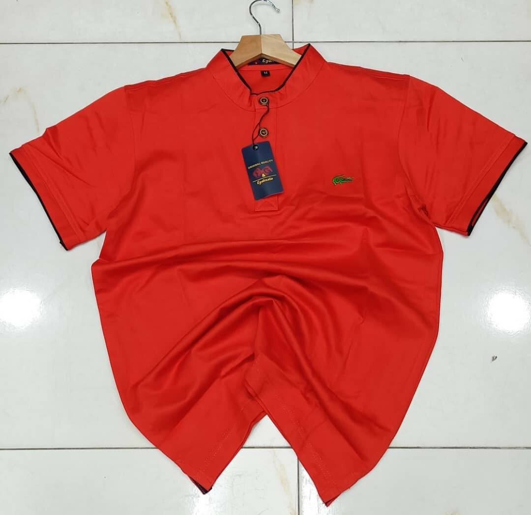 Polo coton colle maho