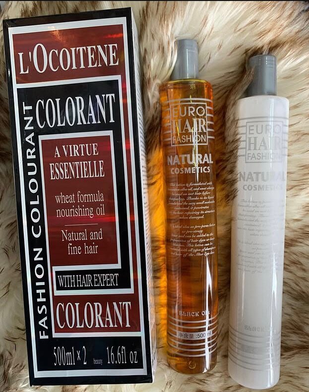 colorant black hair dye