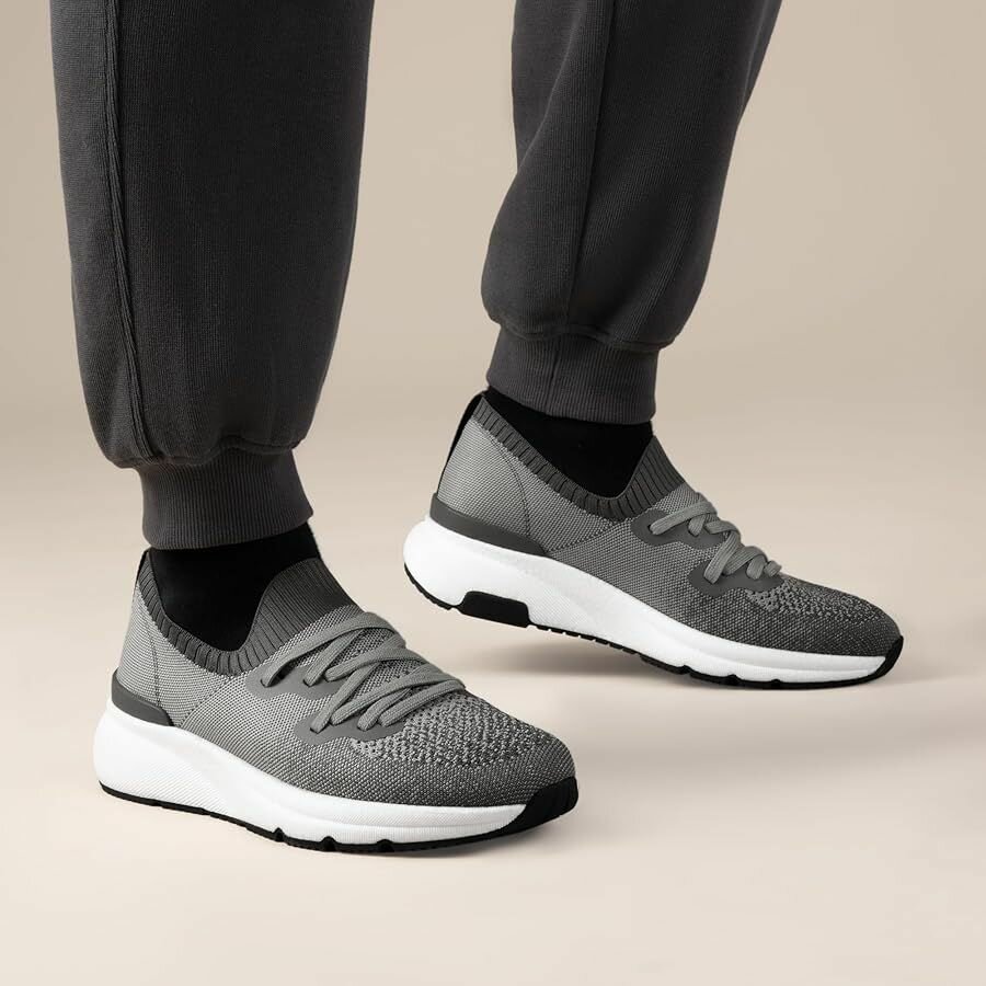 Baskets légères gris homme