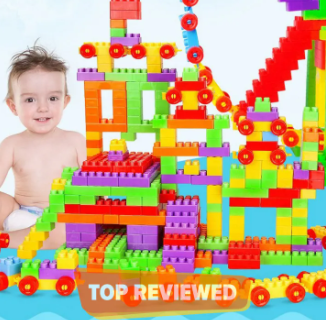 pack of -75-Building Blocks Set Big Size High Quality Imported For Kids Early Learning Toys & Creative Model Playing Building Block Toy