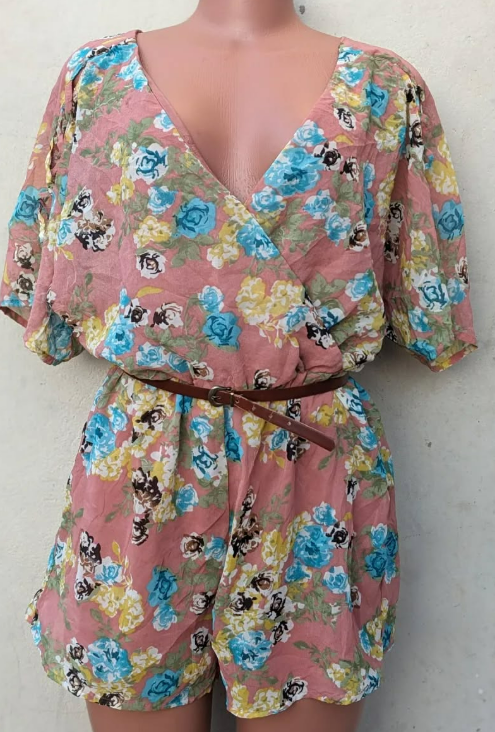 Floral playsuit