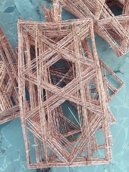 Antenne rectangulaire en cuivre