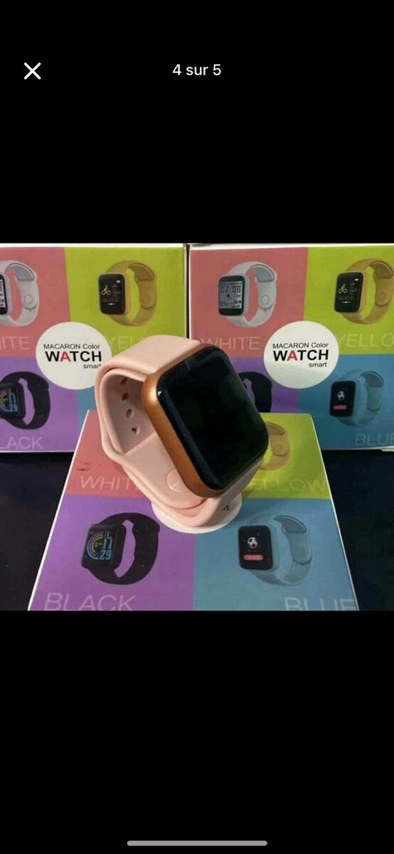 Montre Intelligente Multicolore