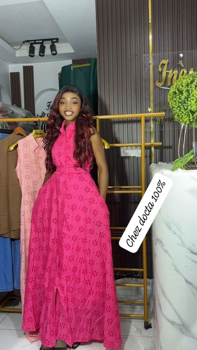 Robe longue chic féminine