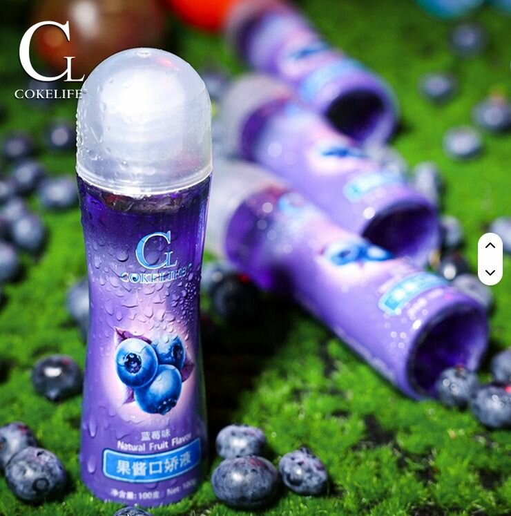 Lubrifiant aromatisé aux fruits