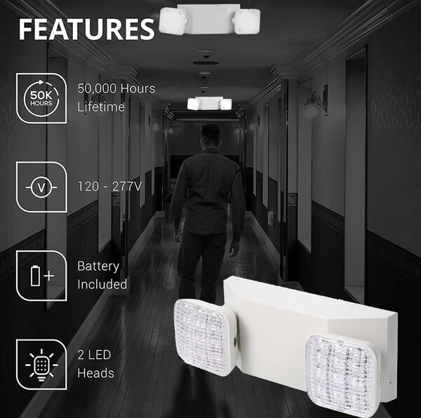 Lampe de Secours LED 50,000h