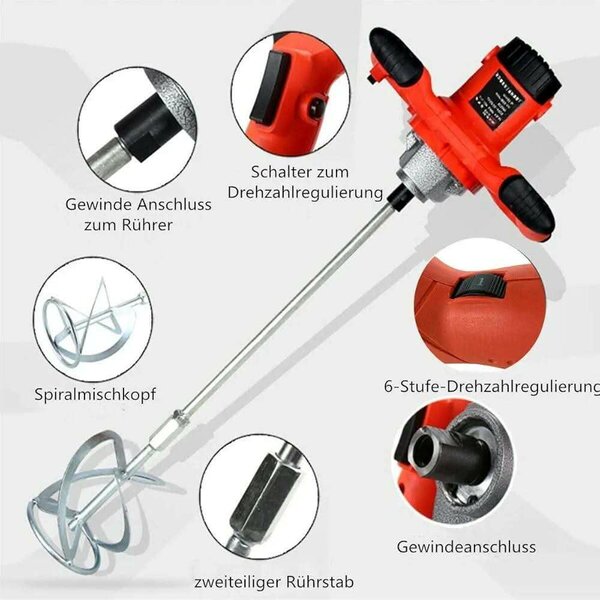 MÉLANGEUR-MALAXEUR PORTATIF