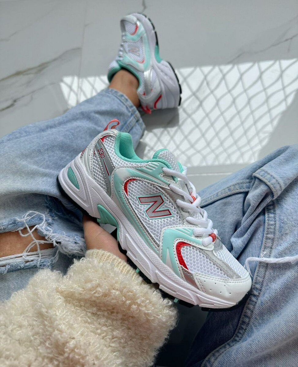 Baskets New Balance blanches