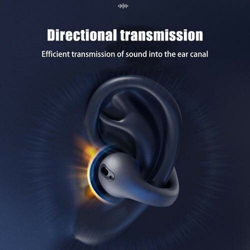 New bone conduction ear clip TWS earbuds gaming headset