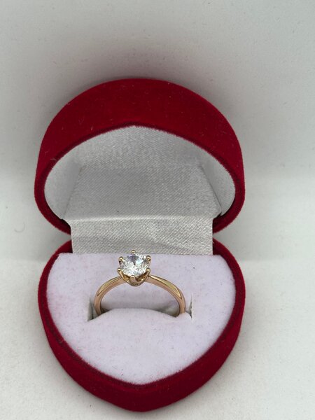 Bague solitaire en or diamant