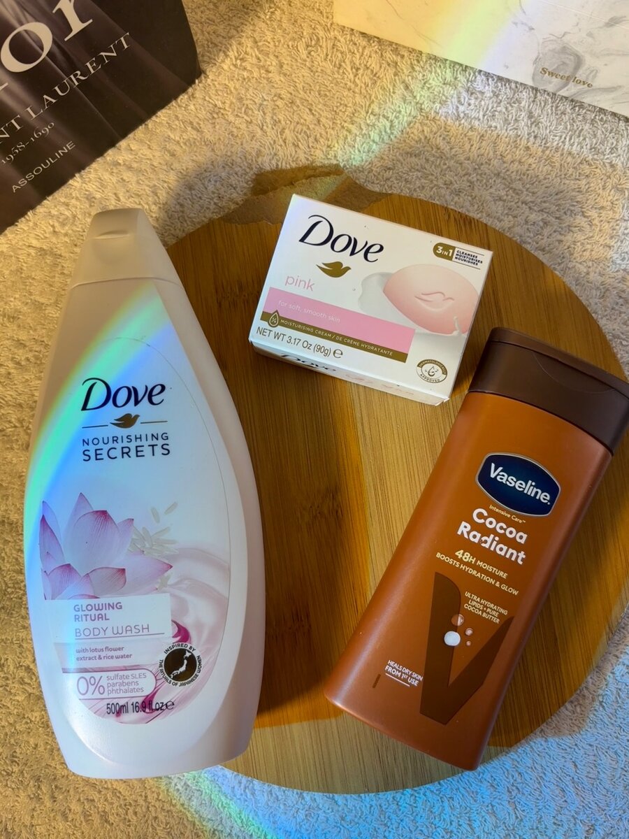 Pack hydratant Dove & Vaseline