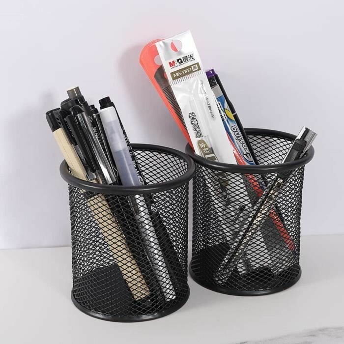 Porte-crayons en métal robuste