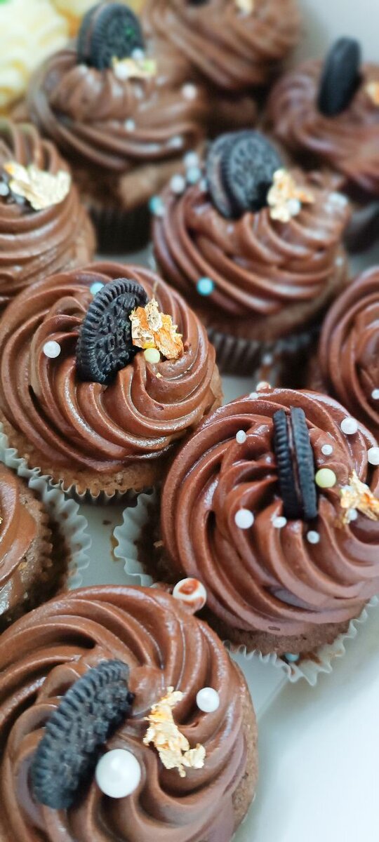 6 Cupcakes au chocolat