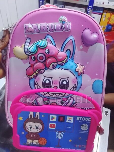 Ensemble sac à dos enfant rose