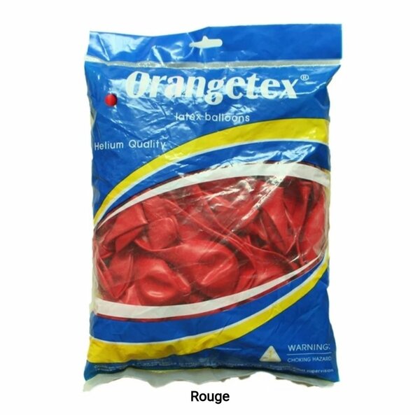 Ballons latex rouge lot de 25