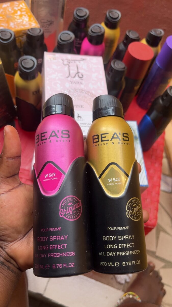 Parfums corporels longue durée