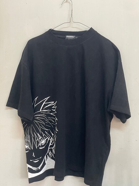 T-shirt anime noir unisexe