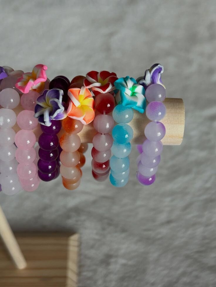 Bracelet  fleurs