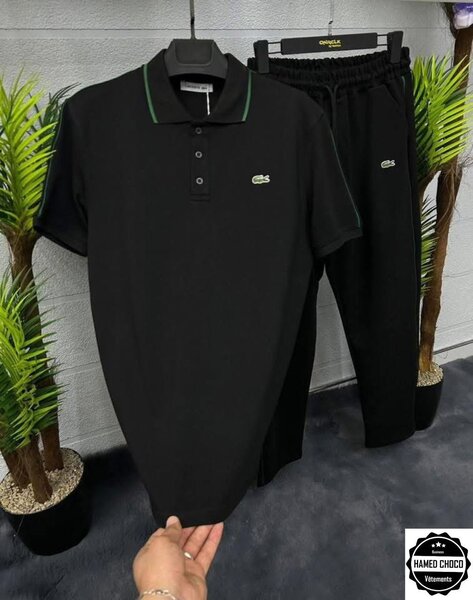 Ensemble Polo et Pantalon Noir