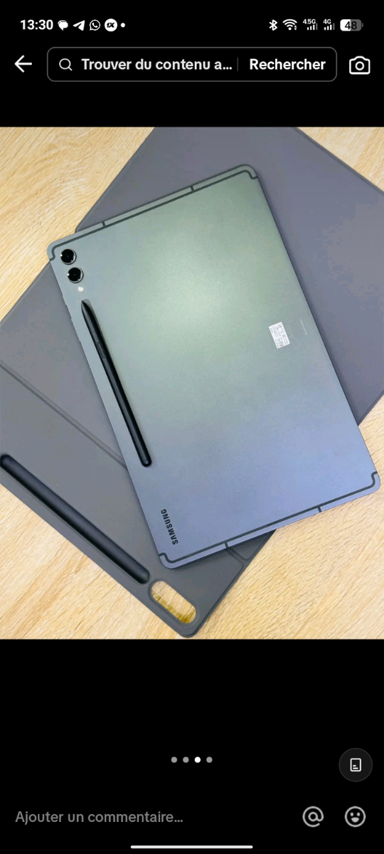 Tablette tactile moderne