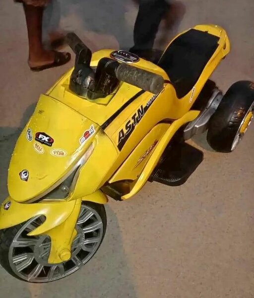 Tricycle électrique enfant ASTANA jaune