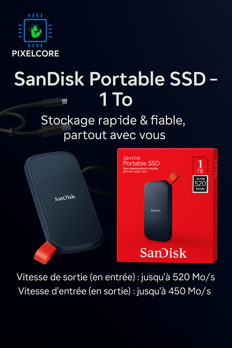 SanDisk SSD Portable 1 To