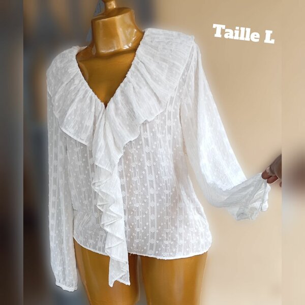 Blouse blanche élégante