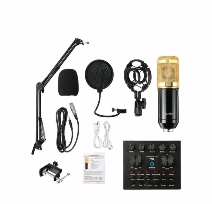 Kit microphone Pro avec mixeur
