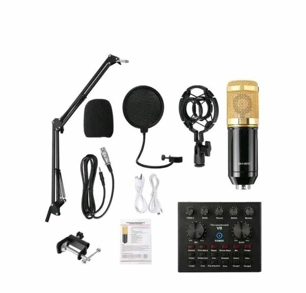 Kit microphone Pro avec mixeur