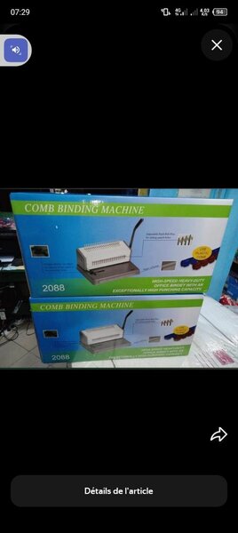 Machine à relier peignes 2088