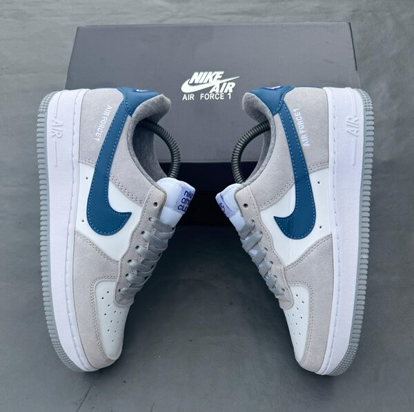 Nike Air Force 1 Baskets Bleu