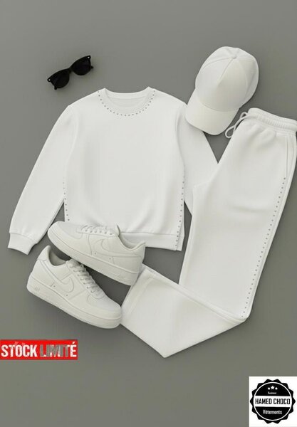 Ensemble Streetwear Blanc Complet
