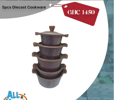  5pcs Diecast Cookware