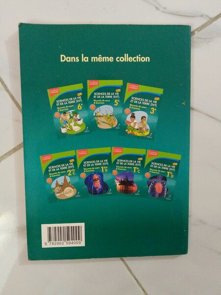 Livre SVT 4e Résumés & Exercices