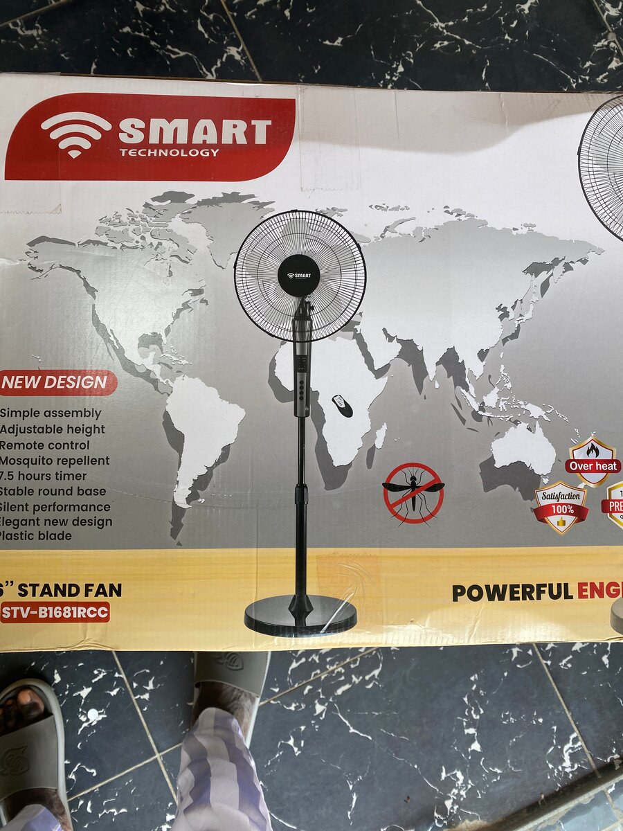 Ventilateur sur pied télécommandé