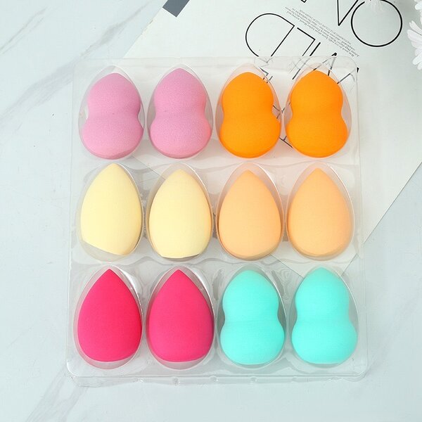 Éponges à Maquillage 12 Pièces