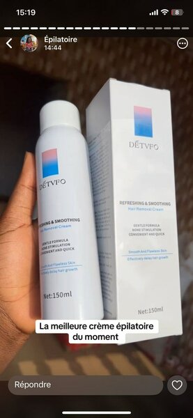 Crème dépilatoire DETVFO