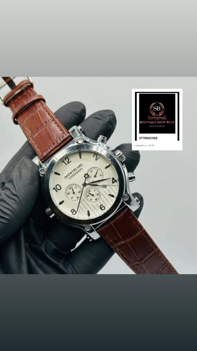 Montre mont-blanc Élégante