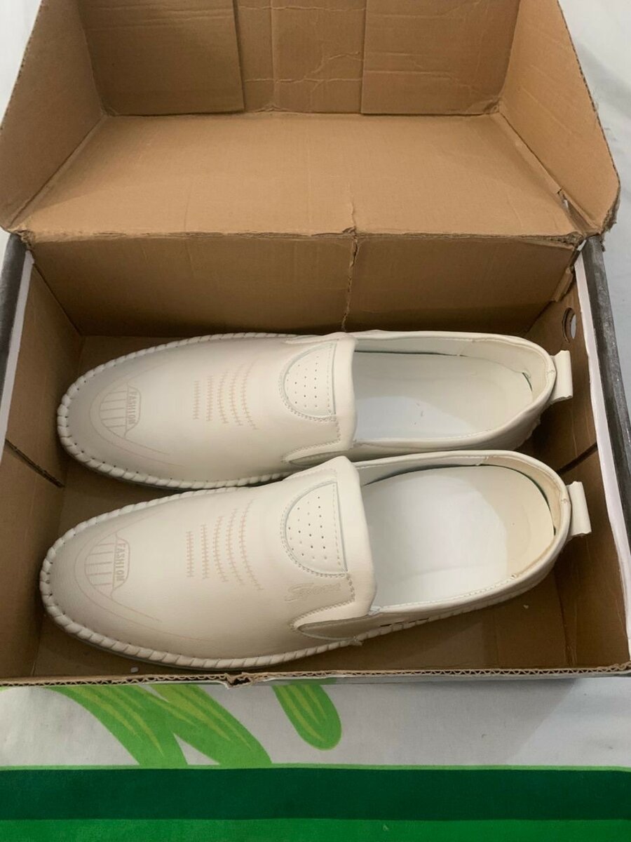 Mocassins Blancs Confortables