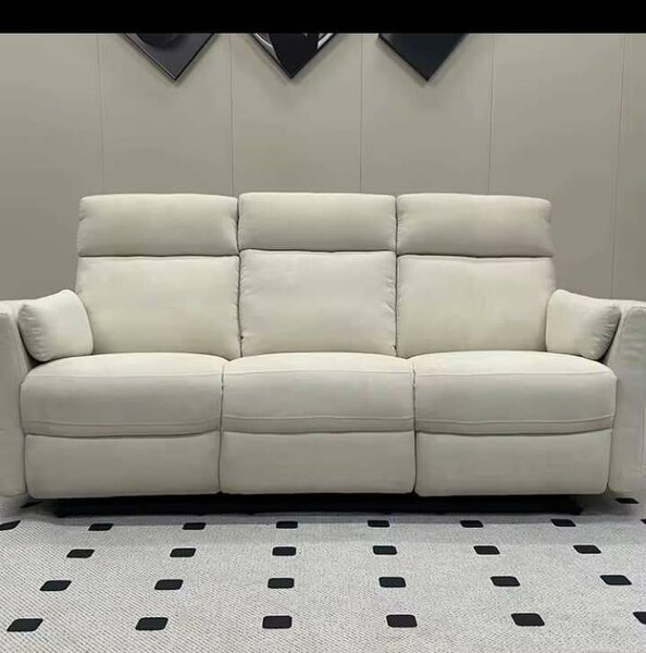 Canapé en cuir blanc design