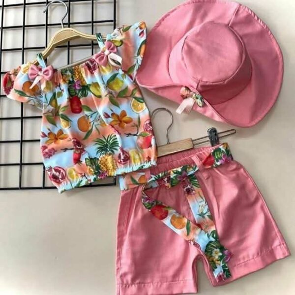 Ensemble Fille Été Tropical