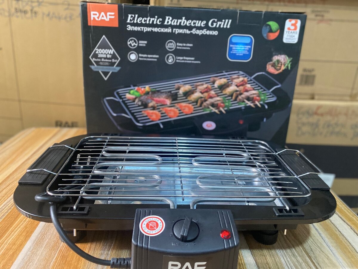 Electric barbecue grill