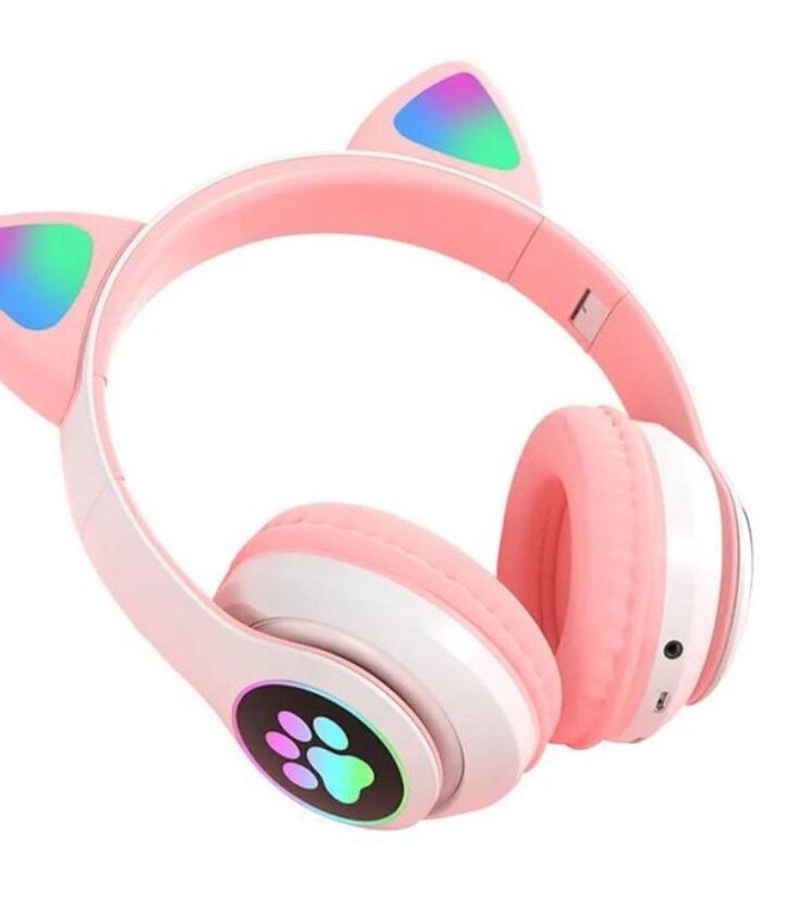 Casque rose pour les filles