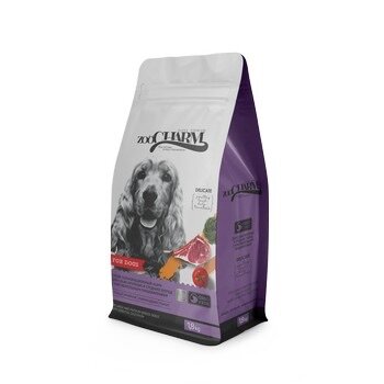 Корм zoocharm 12 кг для собак сред и круп с чувствит пищевар