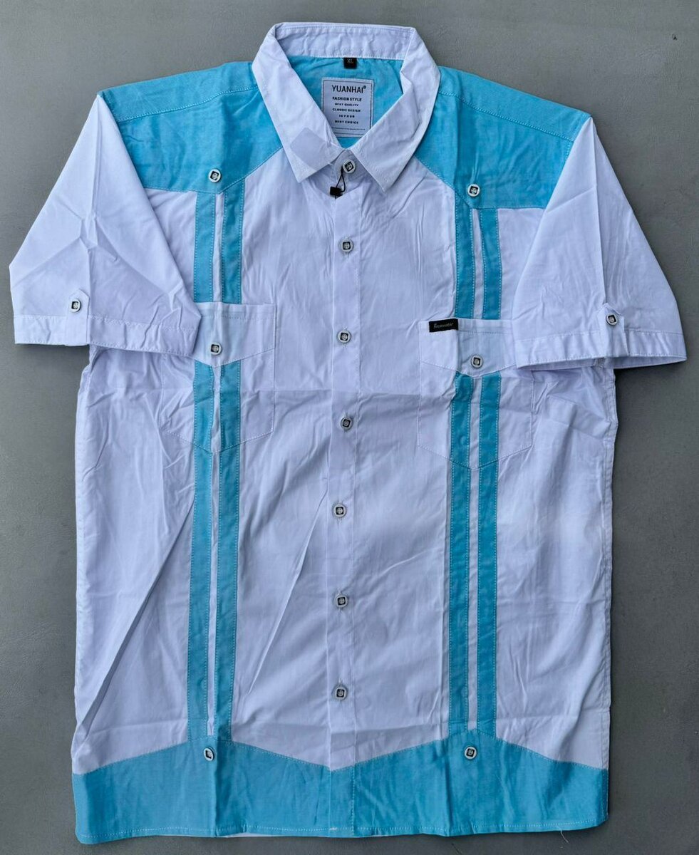 Chemise homme style guayabera